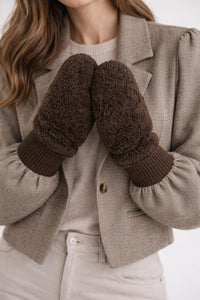 Fluffy wanten - Mokka 🤎