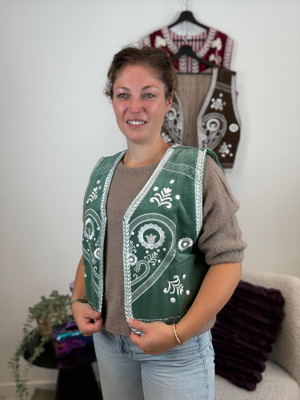 Jill gilet - Zeegroen 💚 PRE-ORDER